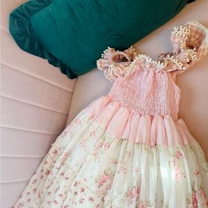 Dollcake  Pocketful Of Roses Frock size 4 .